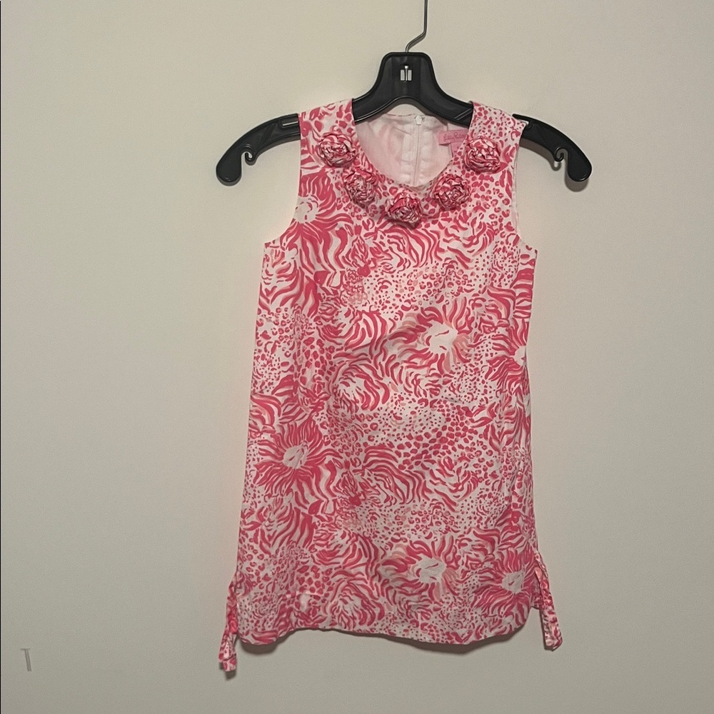 Girls Lilly Pulitzer Pink and White Dress